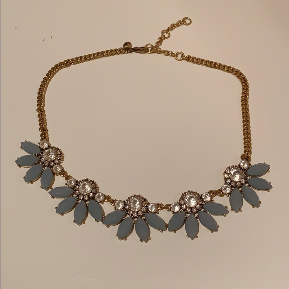 J. Crew blue gray necklace